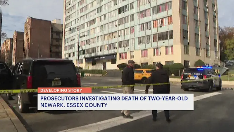 Story image: 2-year-old dies falling out of window in Newark