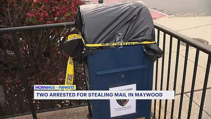 Story image: Maywood police close mailboxes after thefts; 2 Bronx men arrested