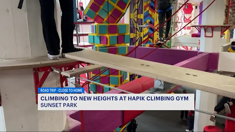 Story image: Climbing gym brings big adventure to Industry City