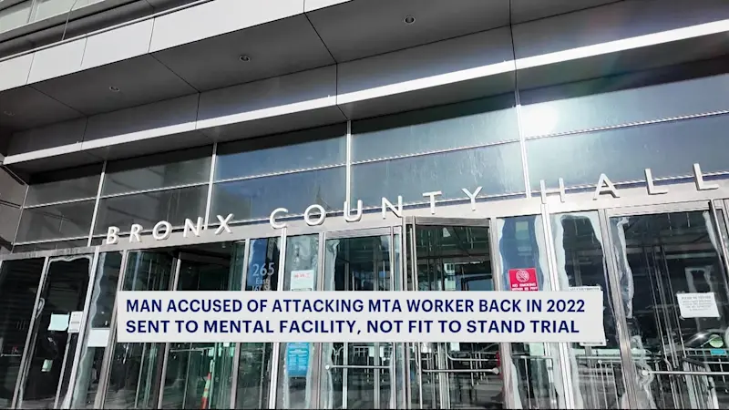 Story image: Man accused of attacking MTA worker recommended to mental facility, not fit to stand trial