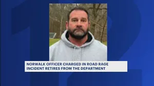 Norwalk officer on leave for road rage and found to have violated department rules has retired 