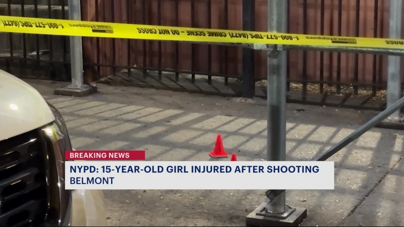 Story image: NYPD: 15-year-old girl injured in Belmont shooting