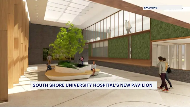 Story image: EXCLUSIVE: First look at progress on South Shore University Hospital's new patient pavilion