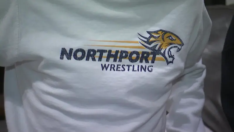 Story image: 6 members of Northport HS varsity wrestling team not allowed to compete in competition due to scheduling error