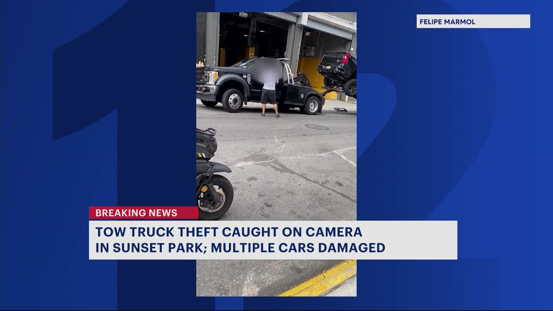 Tow truck chaos damages multiple cars in Sunset Park