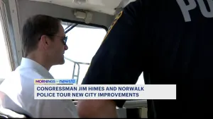 Rep. Himes tours Norwalk's new Marine Unit, emphasizing safety ahead of Fourth of July