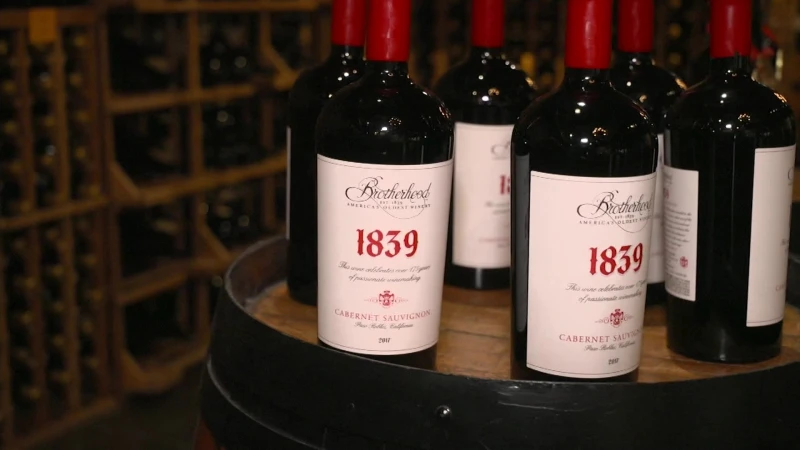 Story image: America's oldest wine cellar at Brotherhood Winery in Washingtonville 