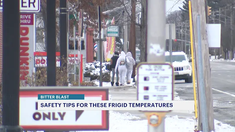 Story image: Bitter Blast: Long Islanders dealing with near sub-zero temperatures