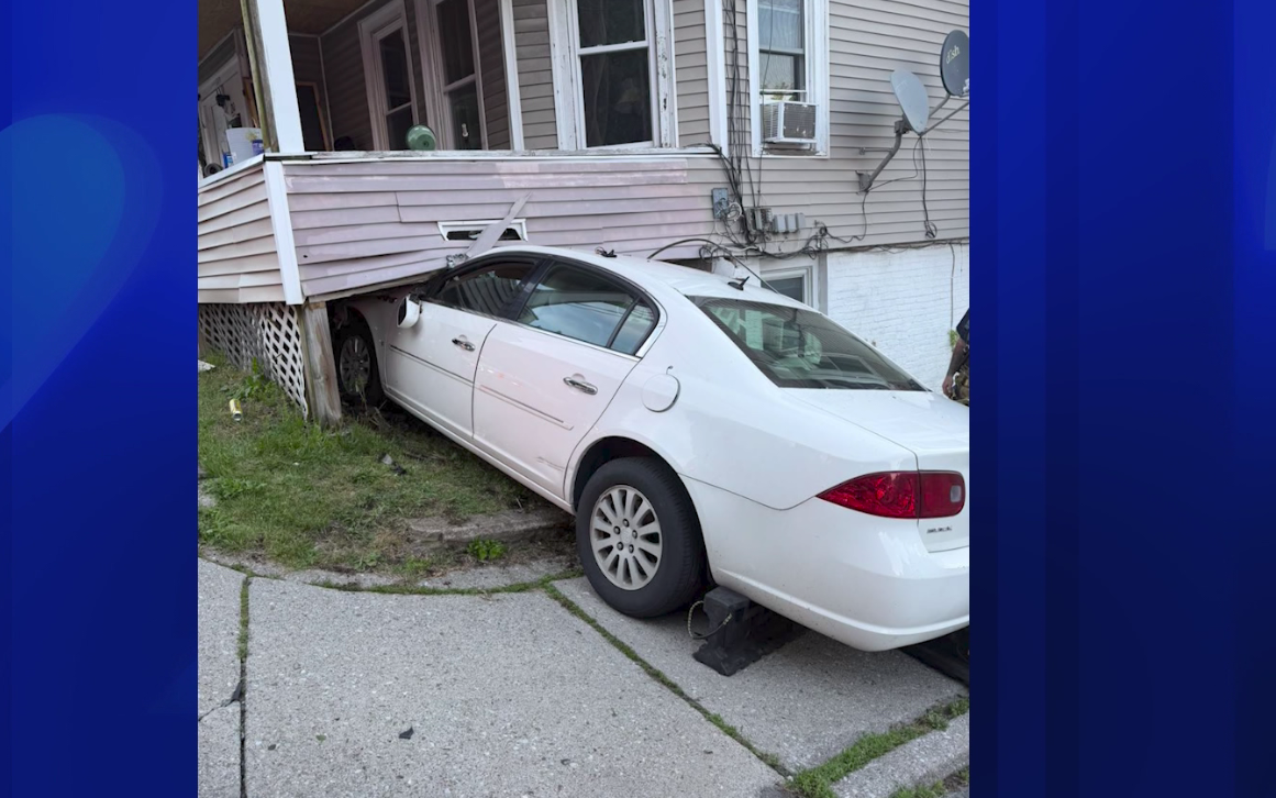 Car into Middletown home