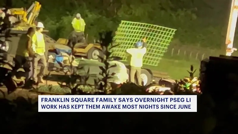 Story image: Franklin Square family frustrated by months of overnight construction noise