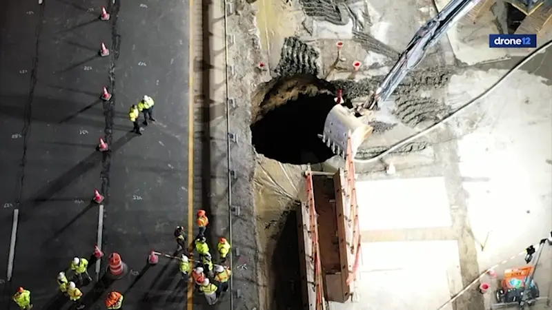 Story image: Transportation Secretary Duffy to visit Morris County amid I-80 sinkhole crisis