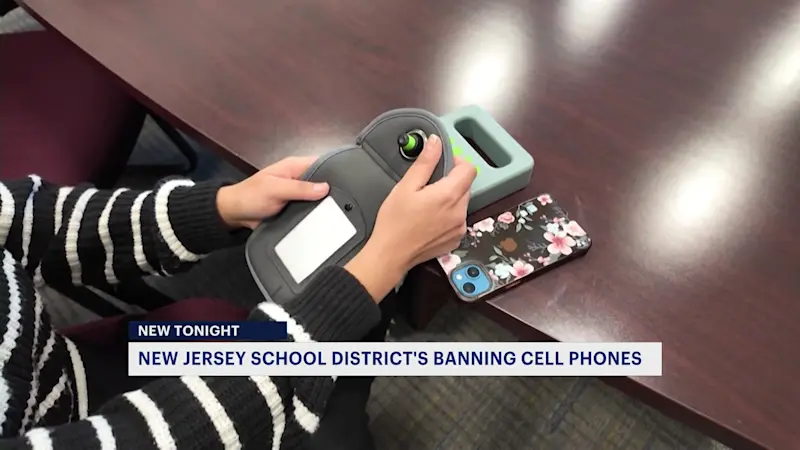 Story image: Classroom cellphone restrictions vary by district across 