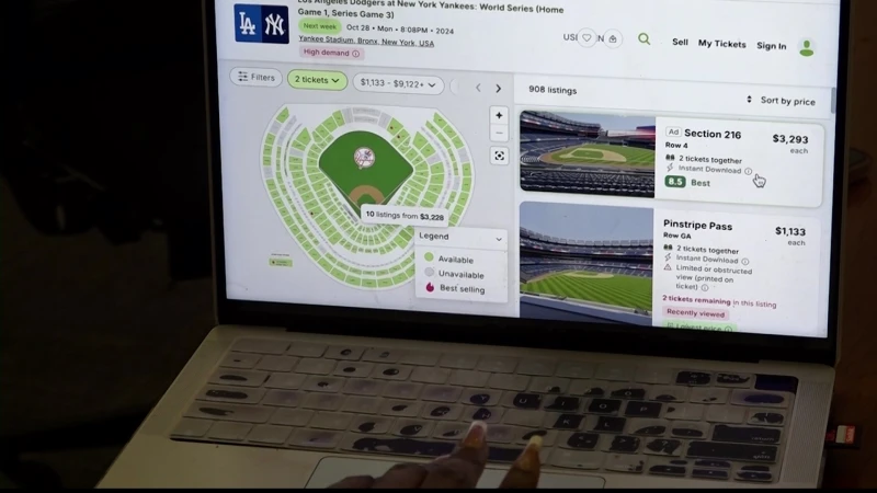 Story image: Better Business Bureau warns of scams ahead of World Series