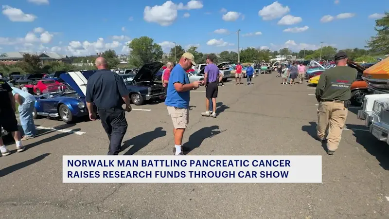 Story image: Norwalk man battling pancreatic cancer supports research through car show