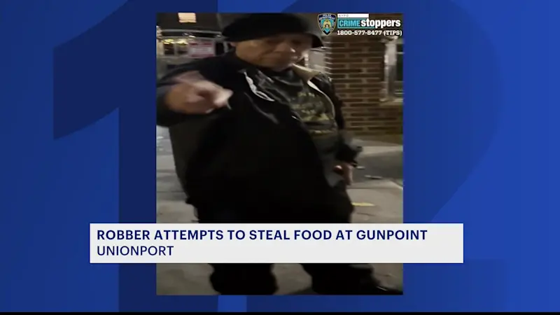 Story image: Man wanted for attempting to steal food at gunpoint in Unionport