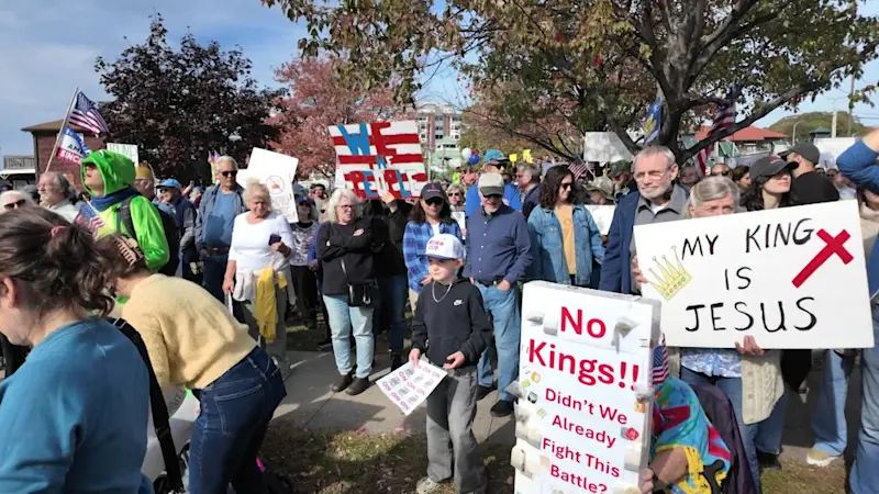 Story image: ‘No Kings’ protest comes to Ossining park