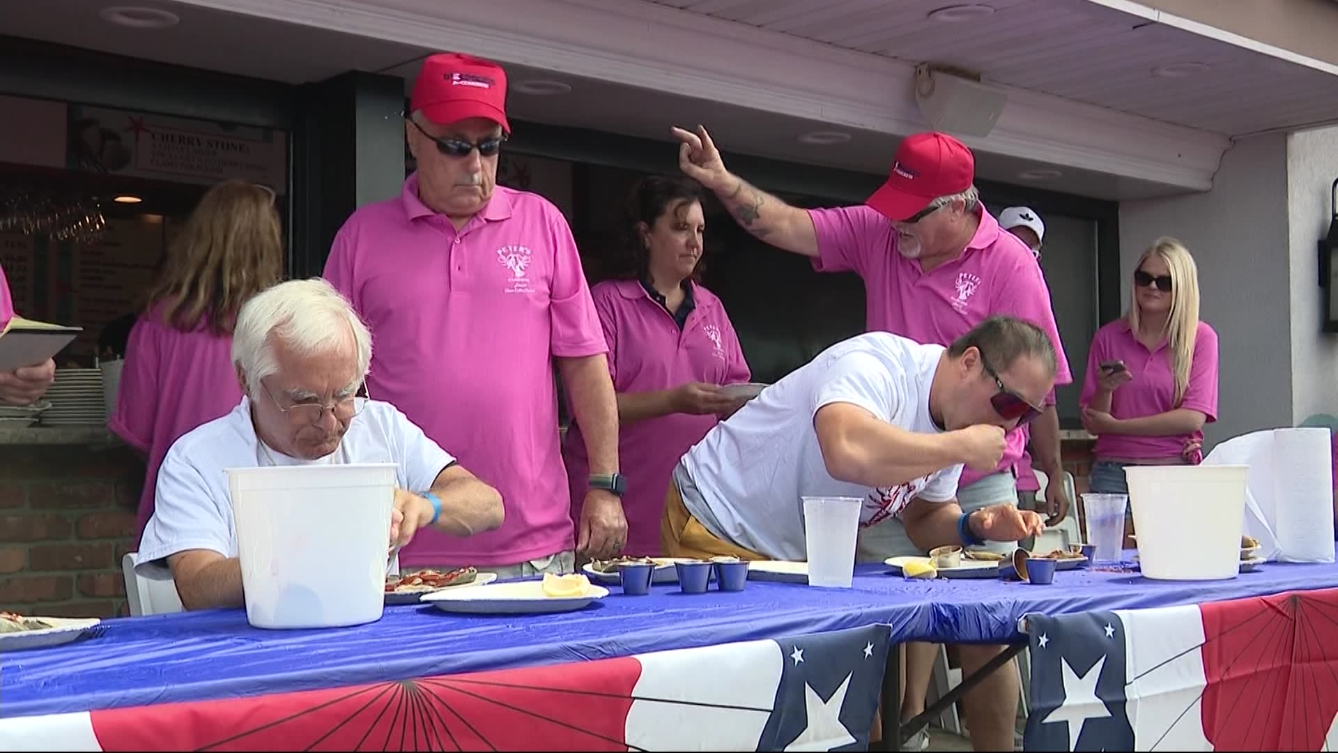 Coop Strong Clam eating contest benefits baby boy diagnosed with rare cancer