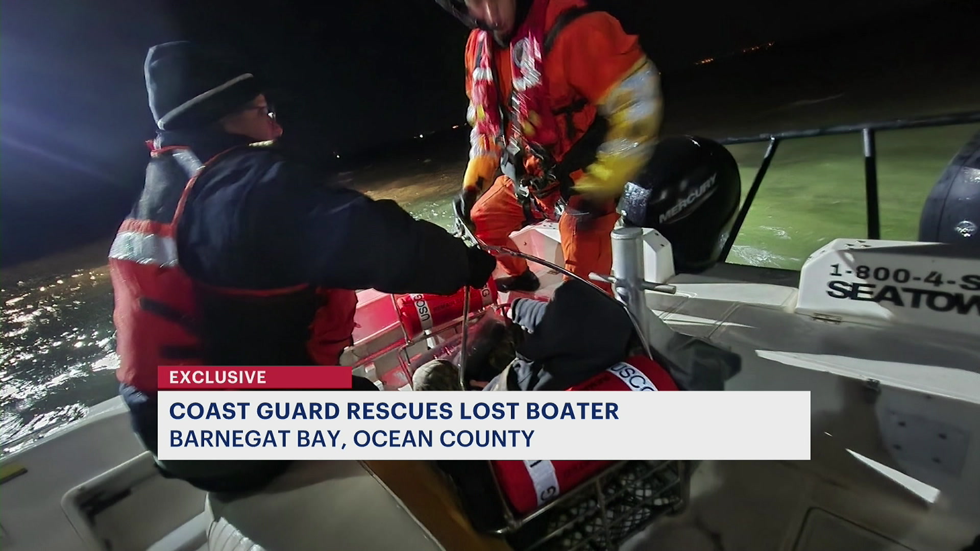 Coast Guard, sea captains help rescue 72-year-old clammer