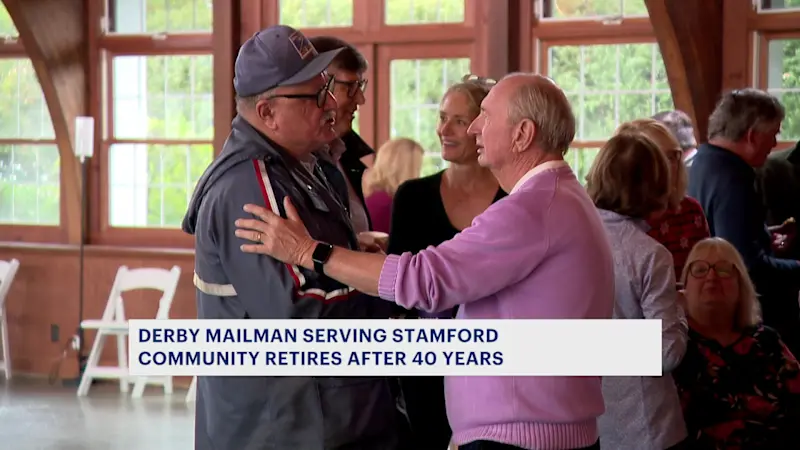 Story image: Derby mailman serving Stamford community retires after 40 years