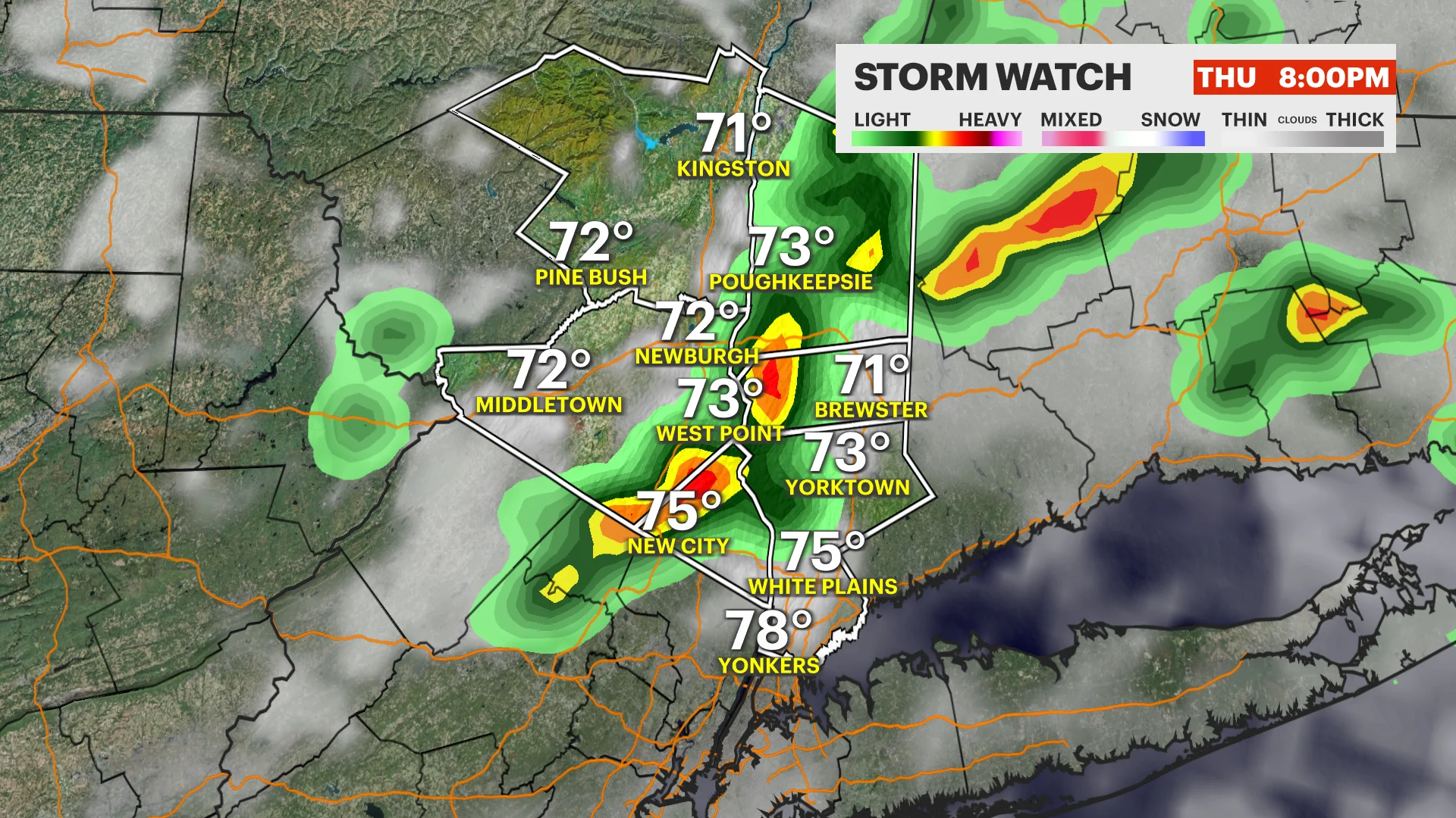 Storm Watch: Pop-up thunderstorms could bring gusty downpours today, decent weekend ahead