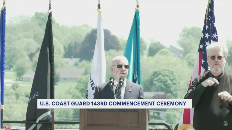 Story image: US Coast Guard Academy holds 143rd commencement ceremony