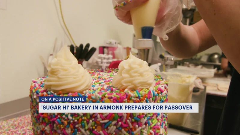 Story image: Armonk twins showcase baking skills for Passover