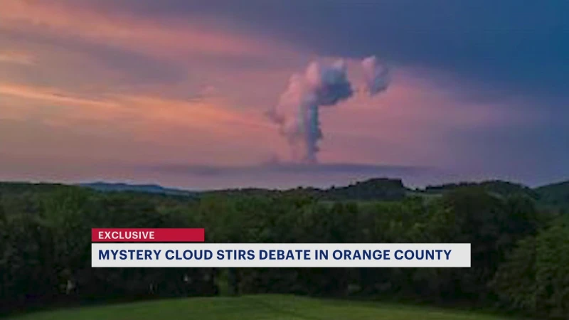 Story image: Strange cloud in Orange County leaves many wanting answers