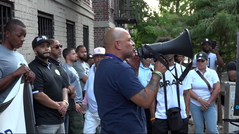 Story image: Anti-gun violence activists call for action in aftermath of deadly shootings in the Bronx