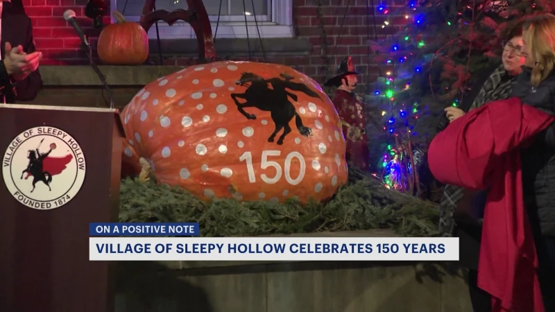 Story image: Sleepy Hollow drops a pumpkin to start 150th birthday celebrations