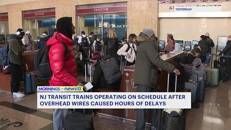 Story image: Rail commuters hope for smoother ride after Monday's delays