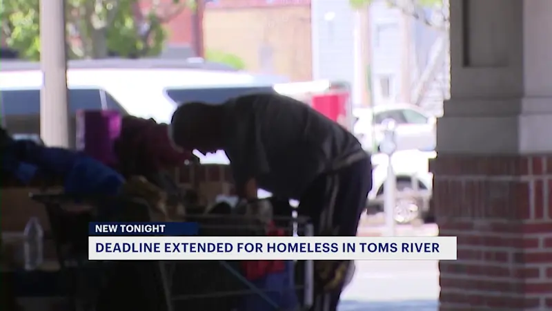 Story image: Toms River homeless residents given more time to move belongings from public spaces