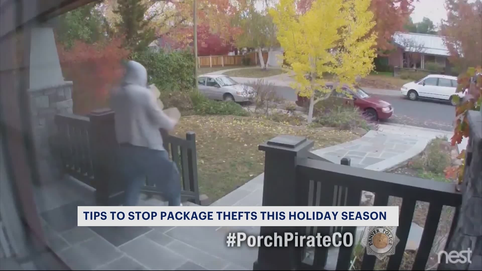 Recent study of CCTV cameras says to expect more stolen packages for