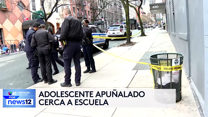 Story image: Univision 41 News Brief: Adolescente es apuñalado en Manhattan
