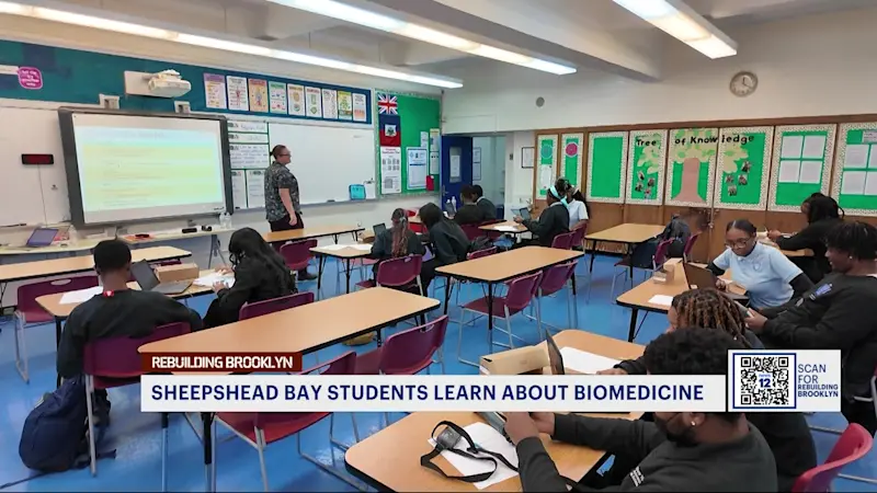 Story image: Sheepshead Bay High School fast-tracks students into booming biomedical careers
