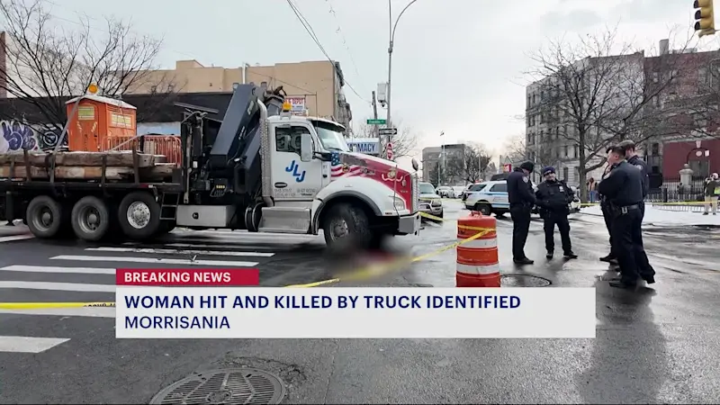 Story image: NYPD: 59-year-old pedestrian fatally struck by truck in Morrisania