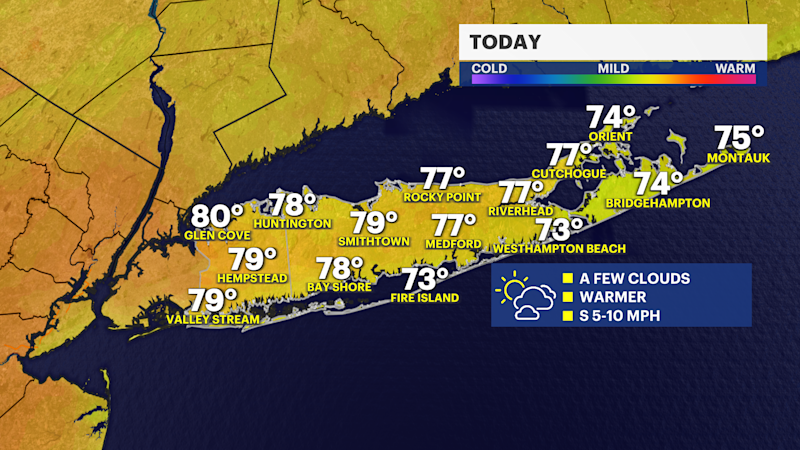 Story image: A warm last week of summer on Long Island