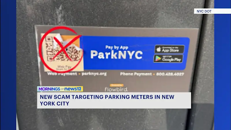 Story image: Drivers targeted by QR code parking scam in NYC 