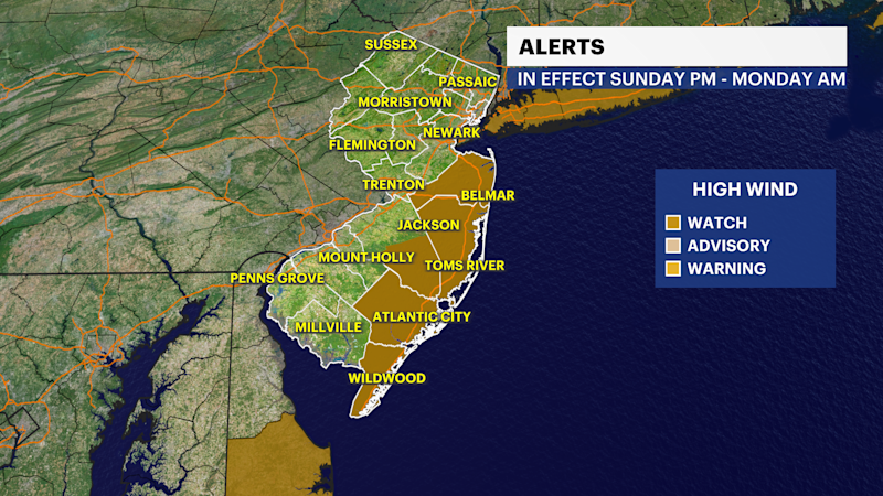 Story image: STORM WATCH: Nor’easter on track to impact New Jersey