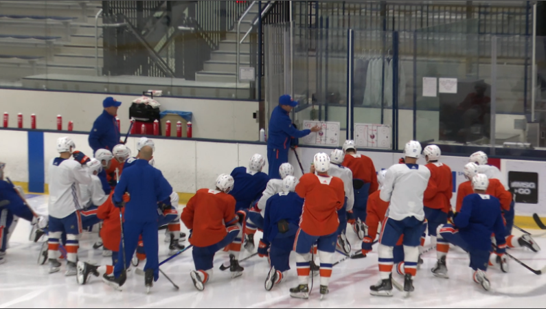 Story image: Islanders open training camp at Northwell Ice Center in East Meadow