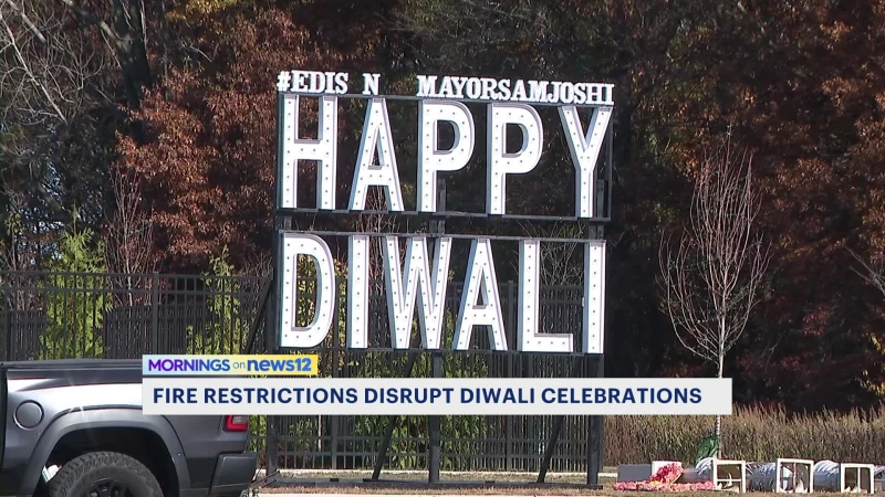 Story image: Officials are discouraging shooting off fireworks to celebrate Diwali during dry conditions