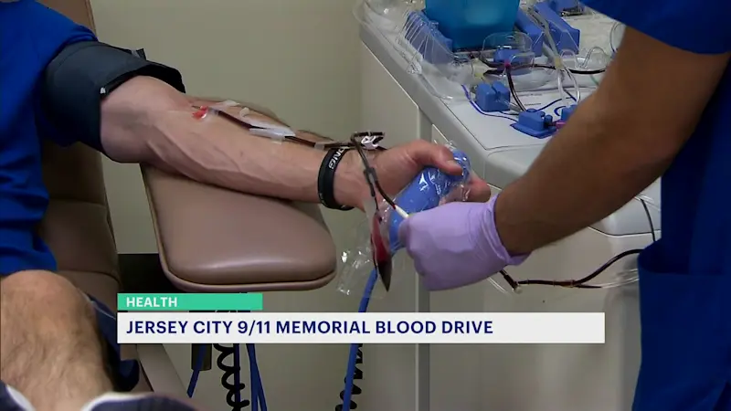 Story image: Jersey City police, fire departments host 9/11 memorial blood drive