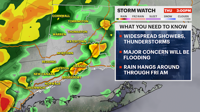 Story image: Storm Watch: Severe storms and flash flooding possible, much cooler temps on the way