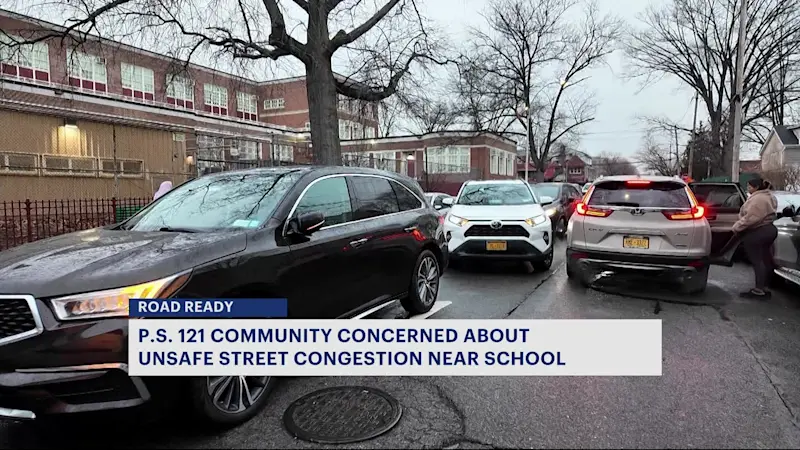 Story image: PS 121 community pushes for traffic safety improvements