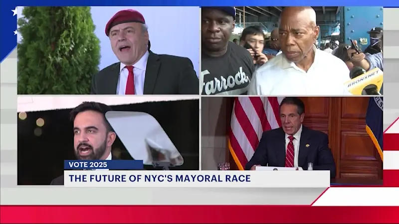 Story image: Mayoral race latest: Adams out, but still on the ballot; a boost for Cuomo?   