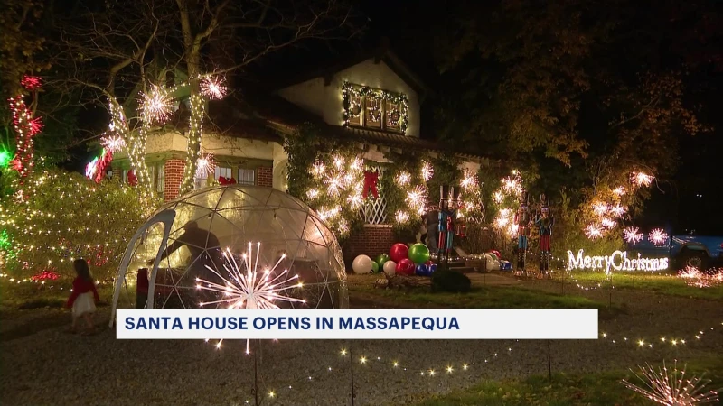 Story image: Interactive holiday experience comes to Massapequa as The Santa House debuts