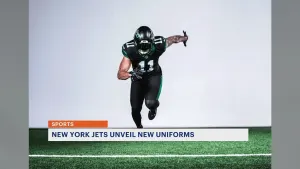 Jets 'return to roots' with new uniforms that pay tribute to team's 'New York Sack Exchange' look