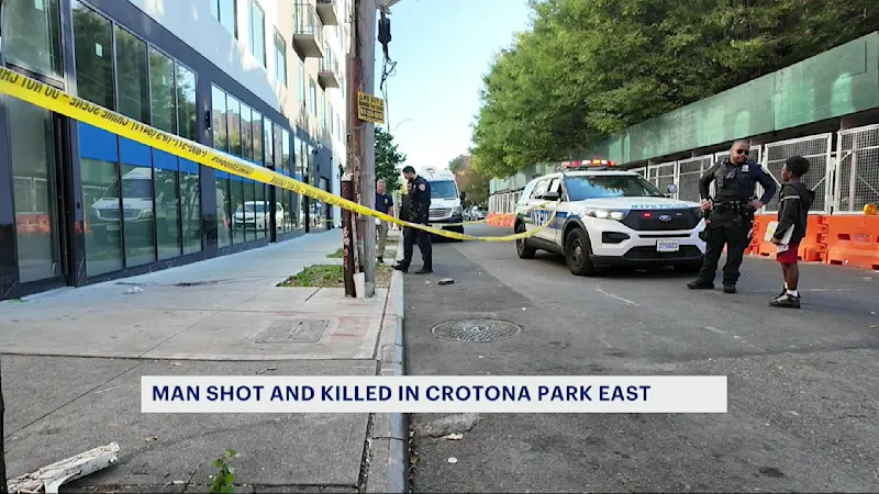 Story image: Man fatally shot in the head in Crotona Park East