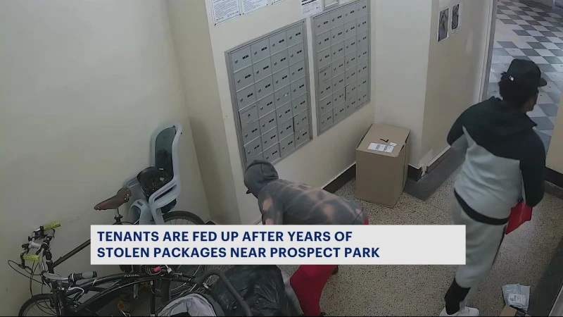 Story image: Packages stolen from Prospect Park building spark tenant frustration