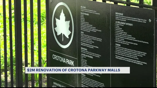 $2M check presented today for renovation of Crotona Parkway Malls