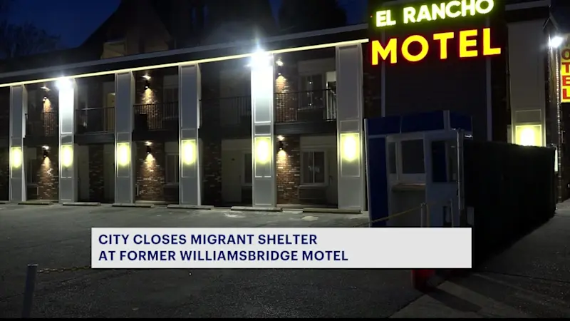 Story image: City officials close migrant shelter in Williamsbridge